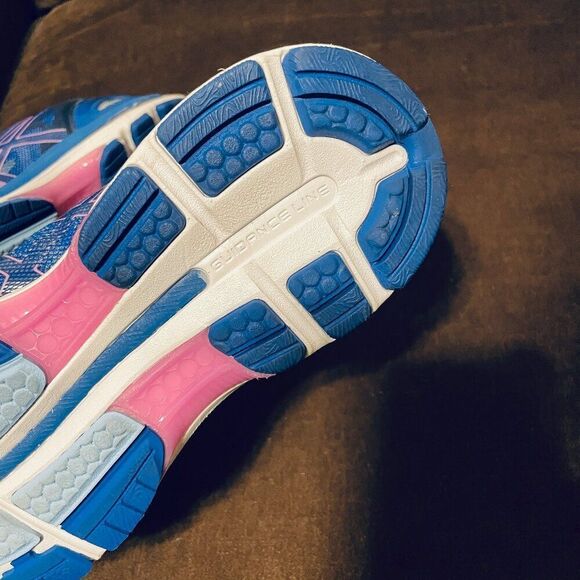 Asics GEL-Nimbus 19 Lite-Show T7C8N-9590 Women's 9.5 Running Blue Pink XLNT Cond - Picture 11 of 11